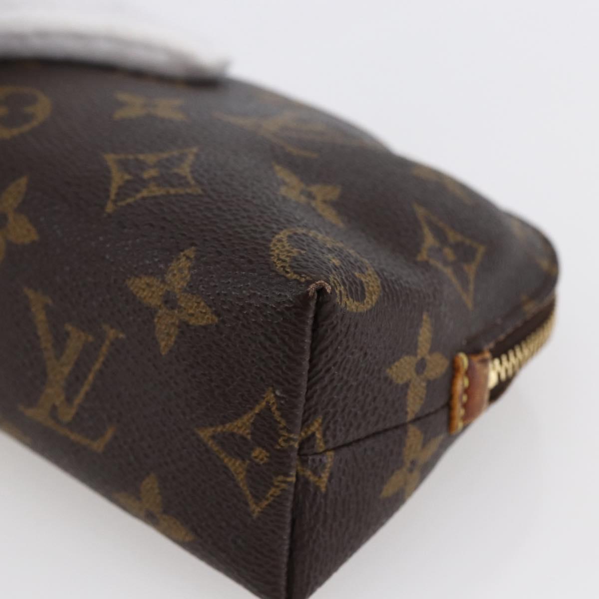 LOUIS VUITTON Monogram Pochette Cosmetic PM Pouch M43998 LV Auth 146123