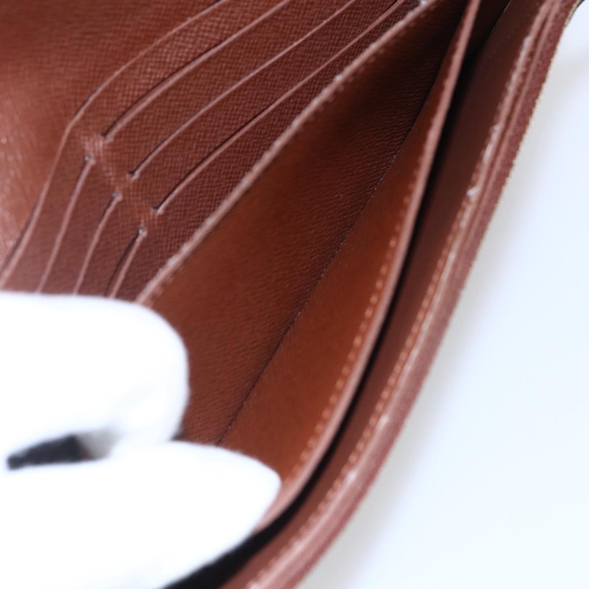 LOUIS VUITTON Monogram Portefeuille Acordion Long Wallet M58008 LV Auth 146124