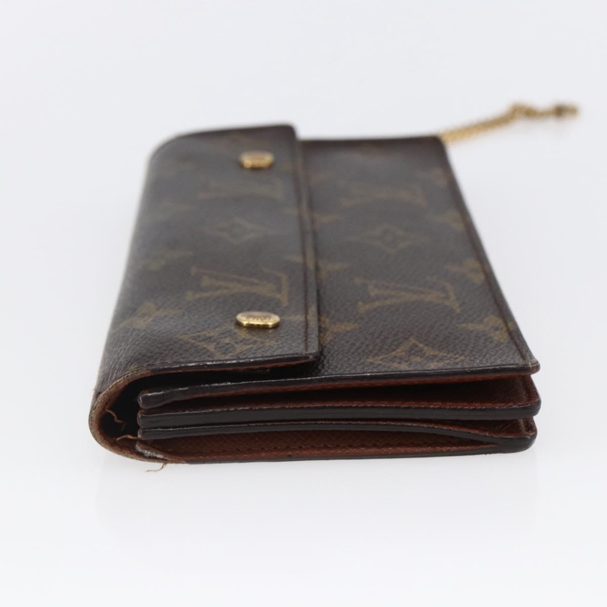 LOUIS VUITTON Monogram Portefeuille Acordion Long Wallet M58008 LV Auth 146124