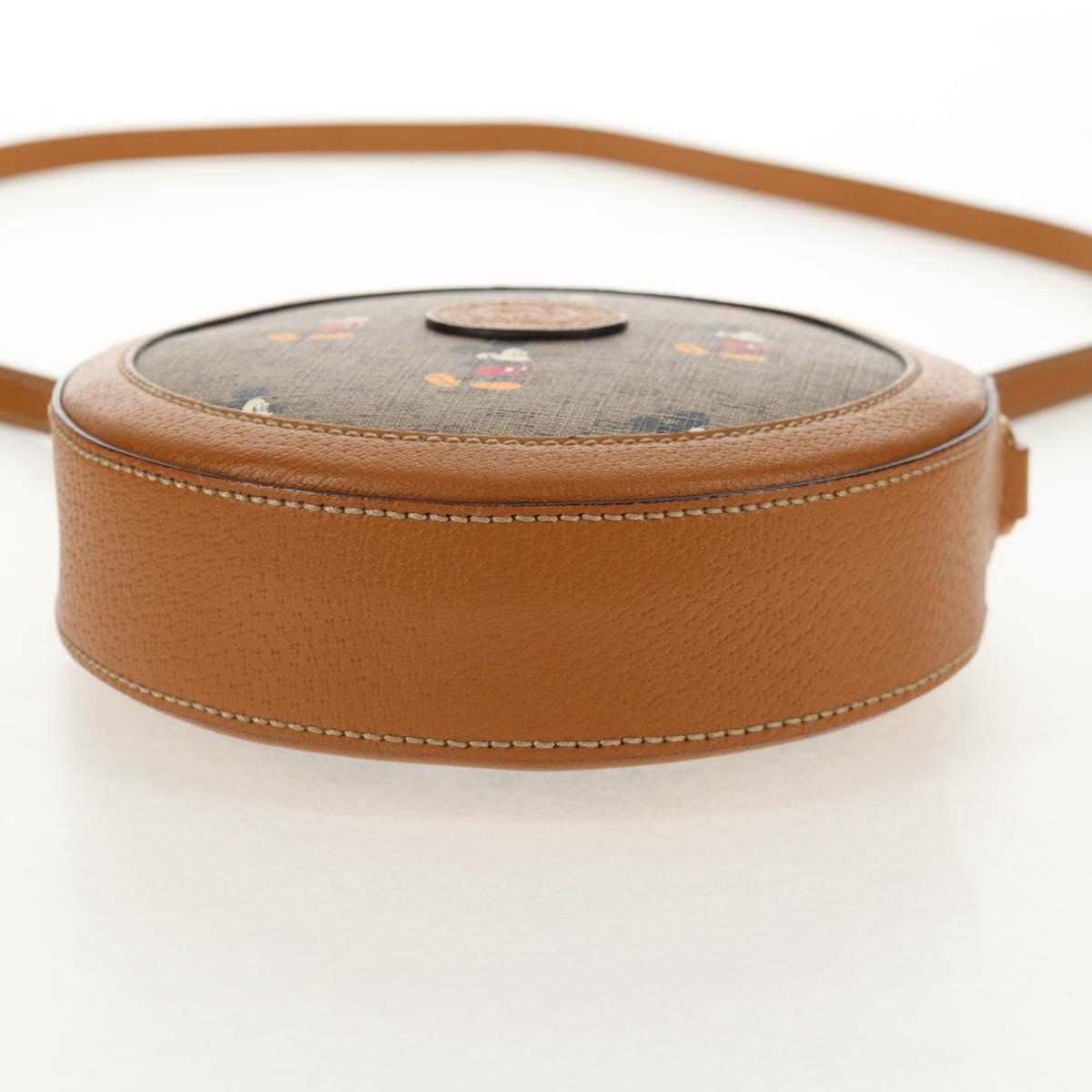 GUCCI Micro GG Supreme Disney Collaboration Bag PVC Beige 603938 Auth 146131M