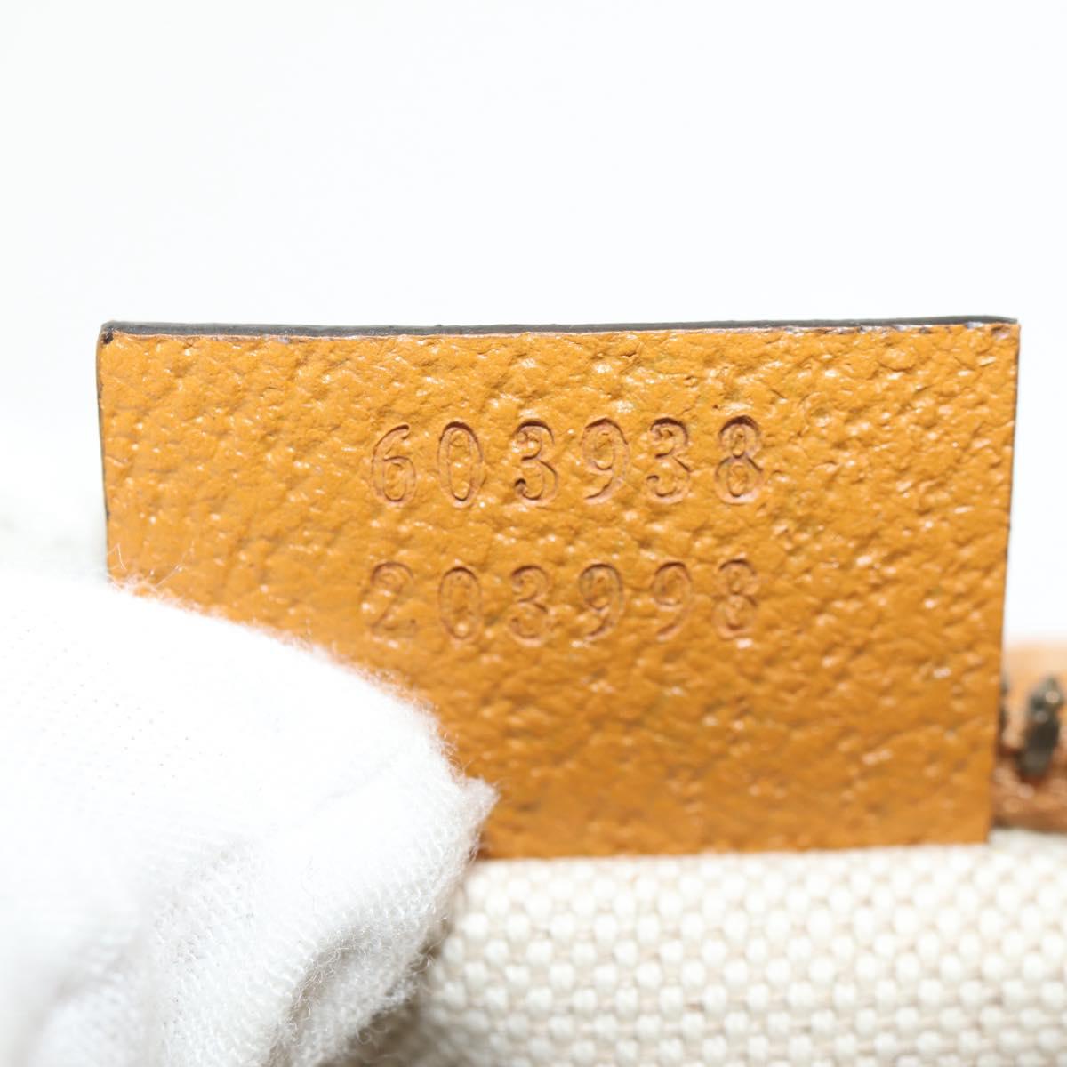 GUCCI Micro GG Supreme Disney Collaboration Bag PVC Beige 603938 Auth 146131M