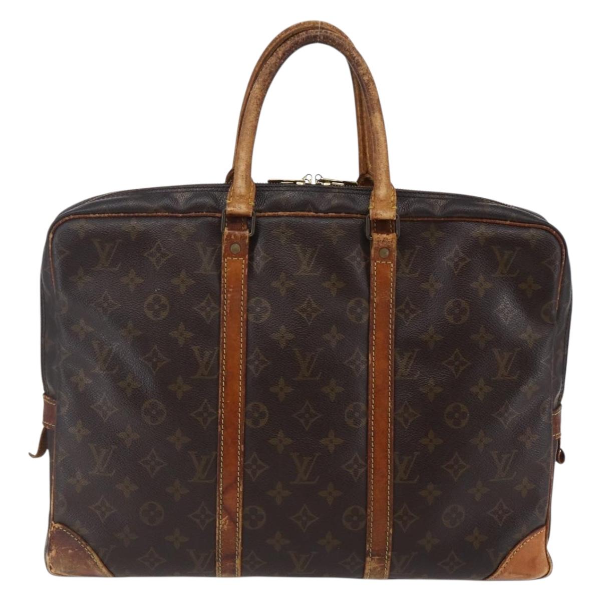 LOUIS VUITTON Monogram Porte Documents Voyage Business Bag M52005 LV Auth 146132
