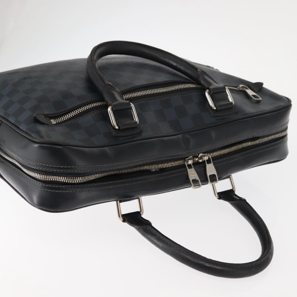 LOUIS VUITTON Damier Cobalt Porte Documents Business Bag N41347 LV Auth 146133