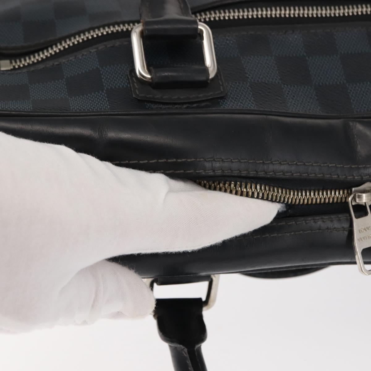 LOUIS VUITTON Damier Cobalt Porte Documents Business Bag N41347 LV Auth 146133