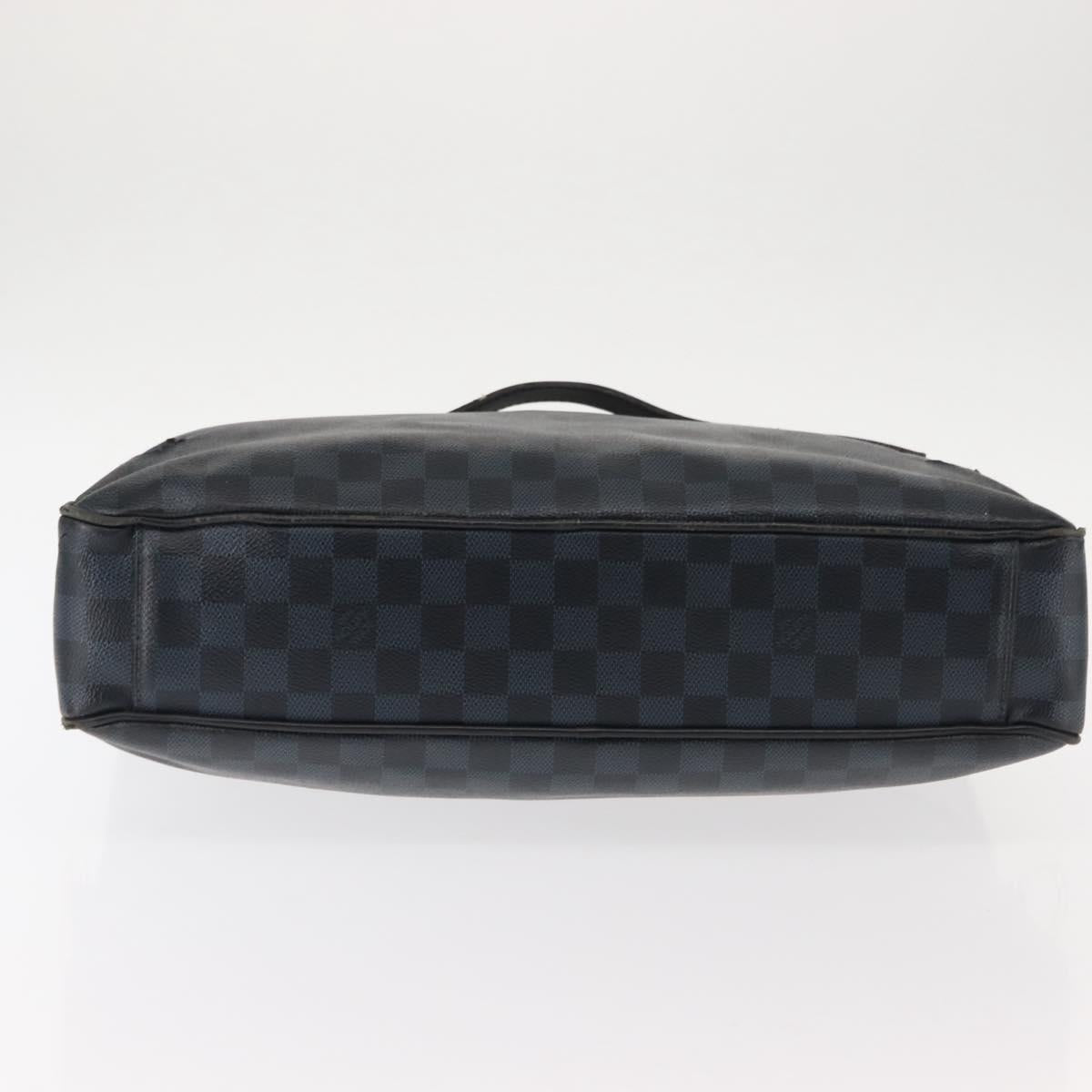 LOUIS VUITTON Damier Cobalt Porte Documents Business Bag N41347 LV Auth 146133