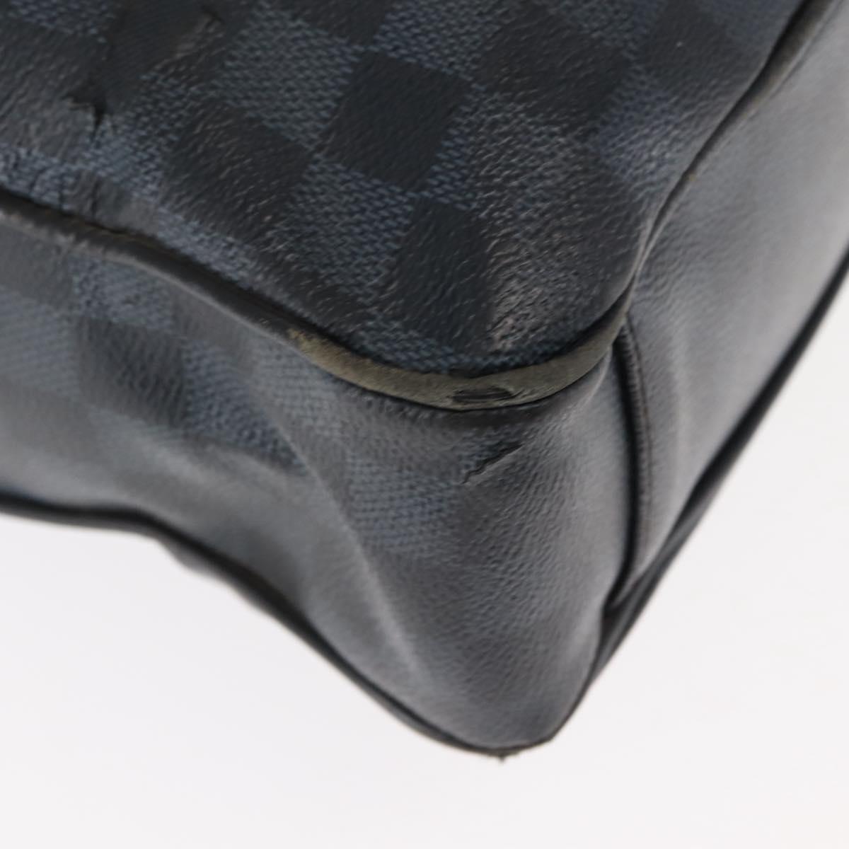 LOUIS VUITTON Damier Cobalt Porte Documents Business Bag N41347 LV Auth 146133
