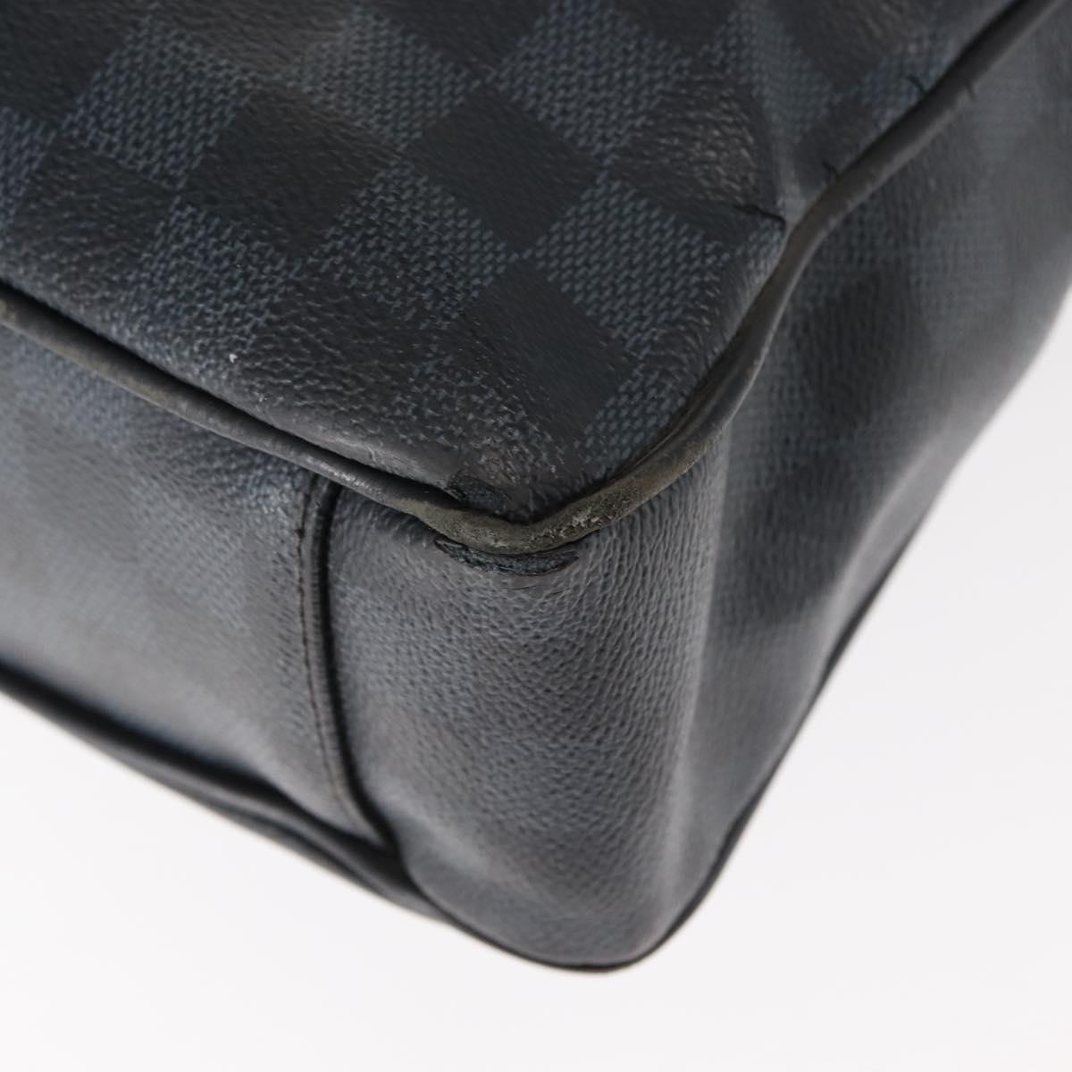 LOUIS VUITTON Damier Cobalt Porte Documents Business Bag N41347 LV Auth 146133