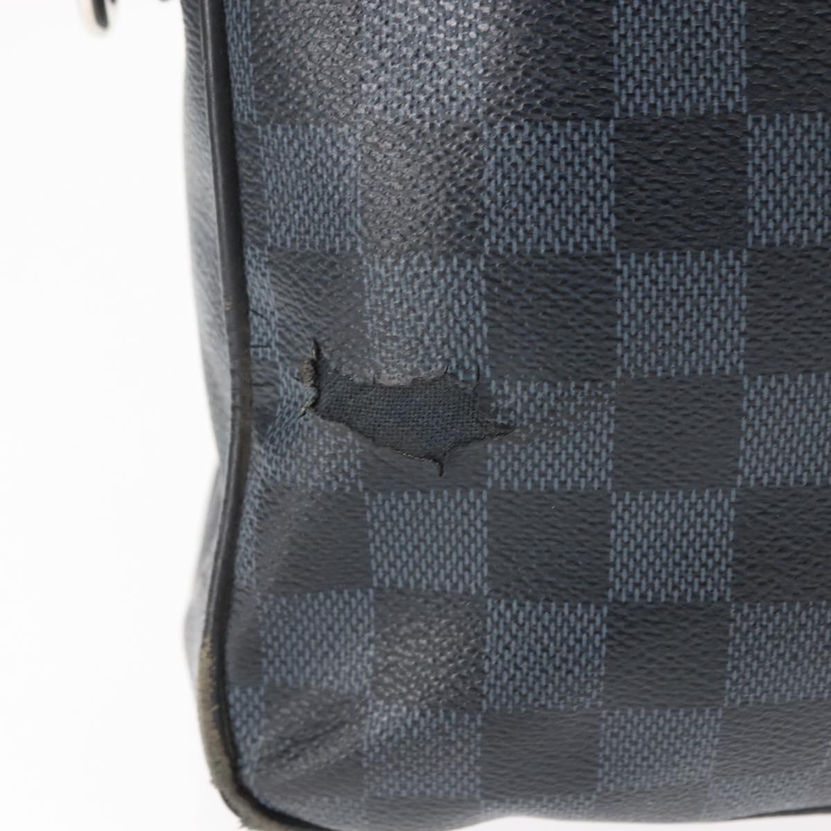 LOUIS VUITTON Damier Cobalt Porte Documents Business Bag N41347 LV Auth 146133