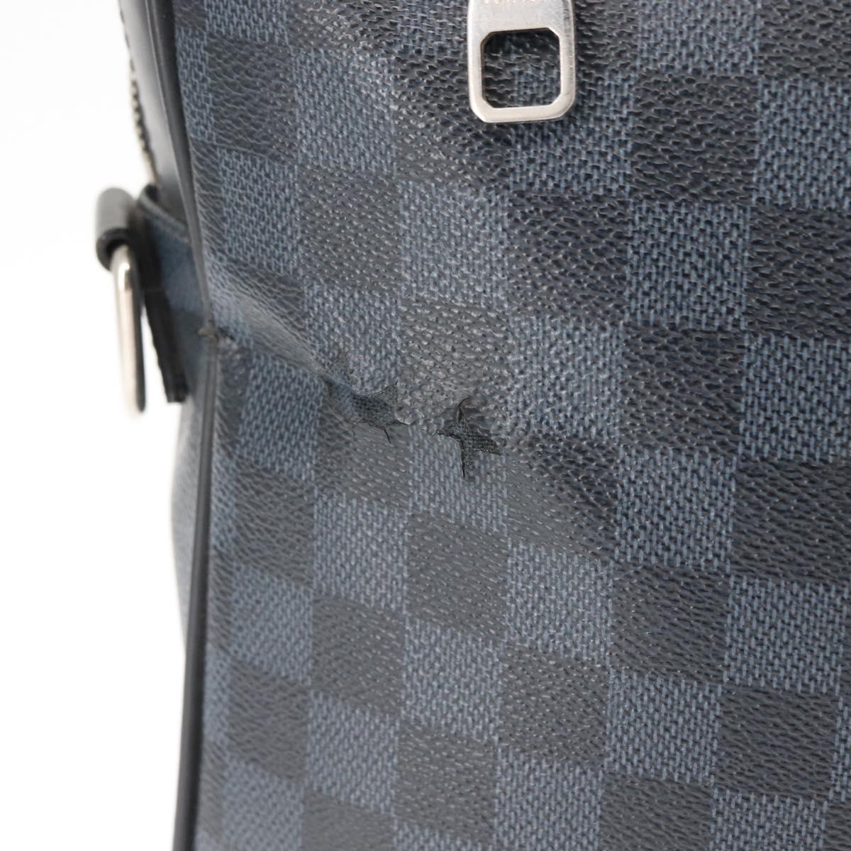 LOUIS VUITTON Damier Cobalt Porte Documents Business Bag N41347 LV Auth 146133