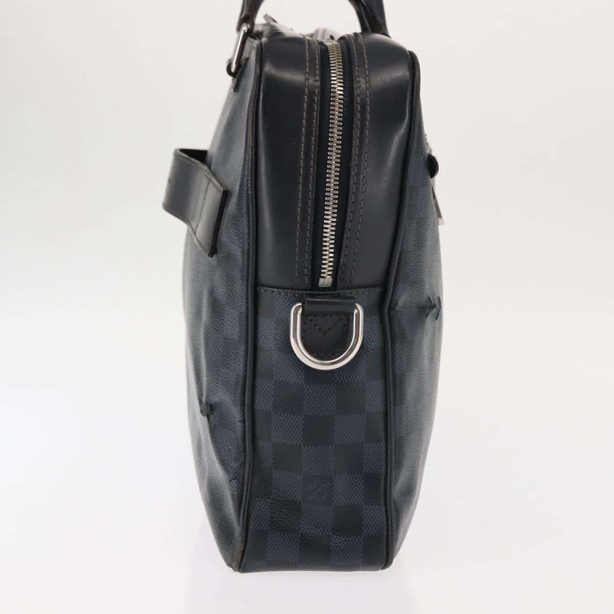 LOUIS VUITTON Damier Cobalt Porte Documents Business Bag N41347 LV Auth 146133