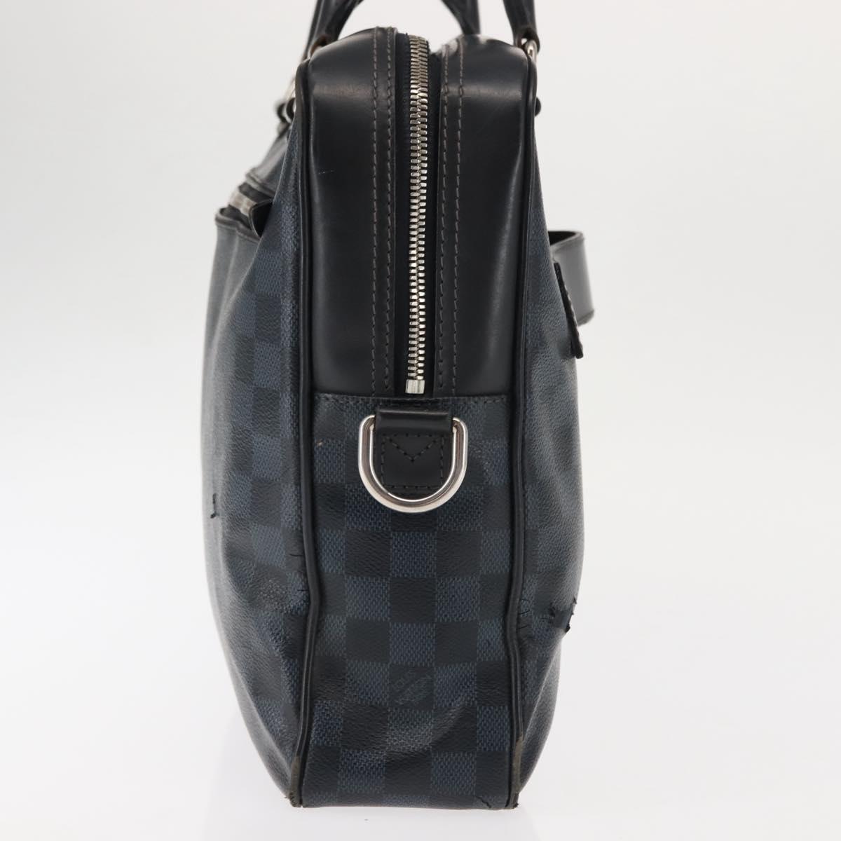 LOUIS VUITTON Damier Cobalt Porte Documents Business Bag N41347 LV Auth 146133
