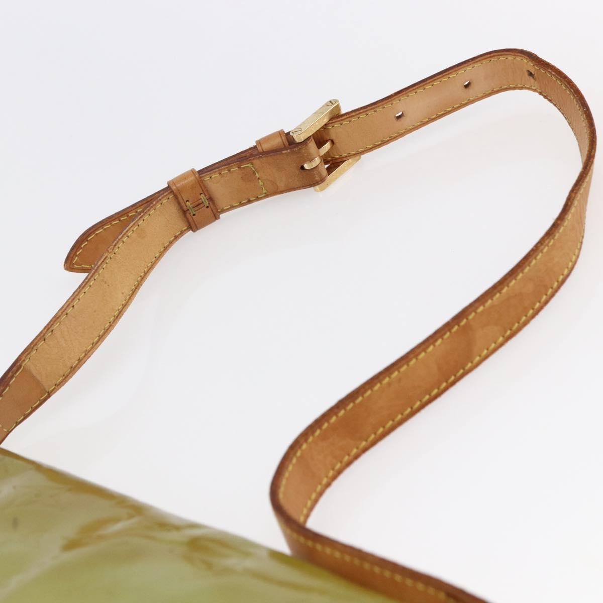 LOUIS VUITTON Monogram Vernis Thompson Street Bag Baby Blue M91009 Auth 146149
