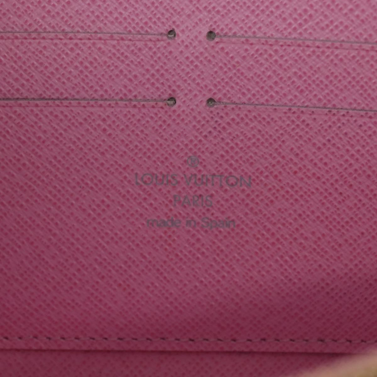 LOUIS VUITTON Monogram Multicolor Zippy Wallet Wallet White M60241 Auth 146163