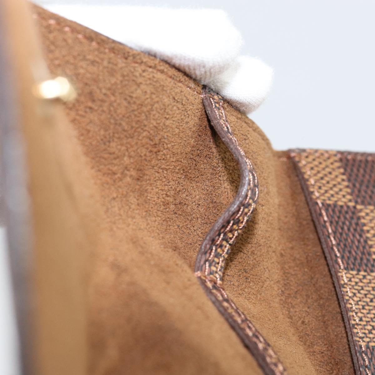 LOUIS VUITTON Damier Ebene Cuff Case LV Auth 146166