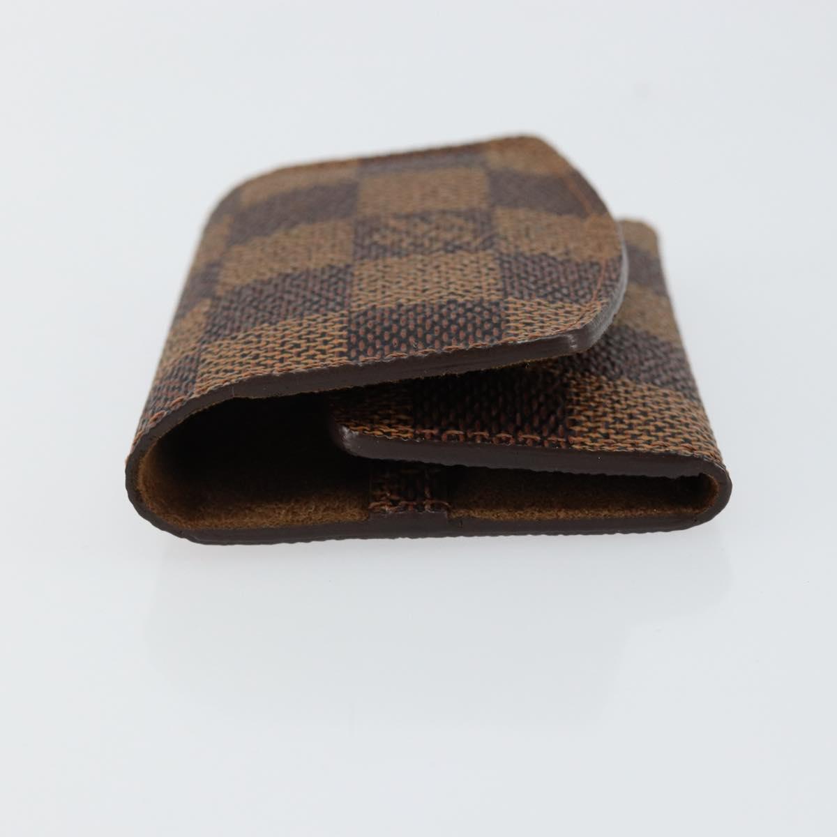 LOUIS VUITTON Damier Ebene Cuff Case LV Auth 146166