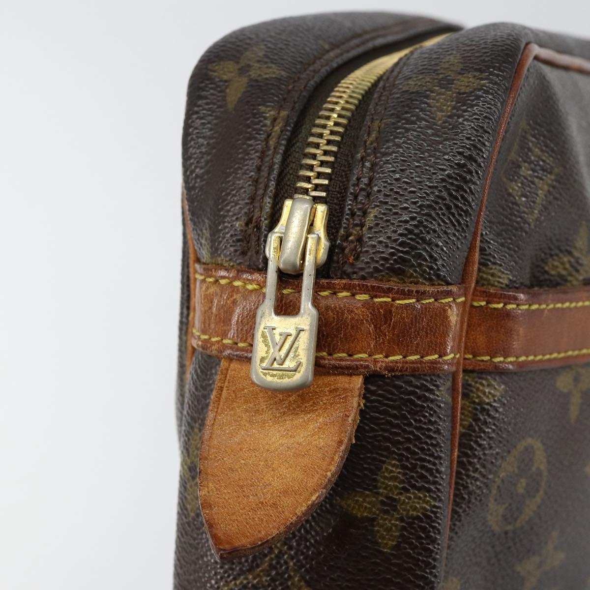 LOUIS VUITTON Monogram Compiegne 28 Clutch Bag M51845 LV Auth 146169