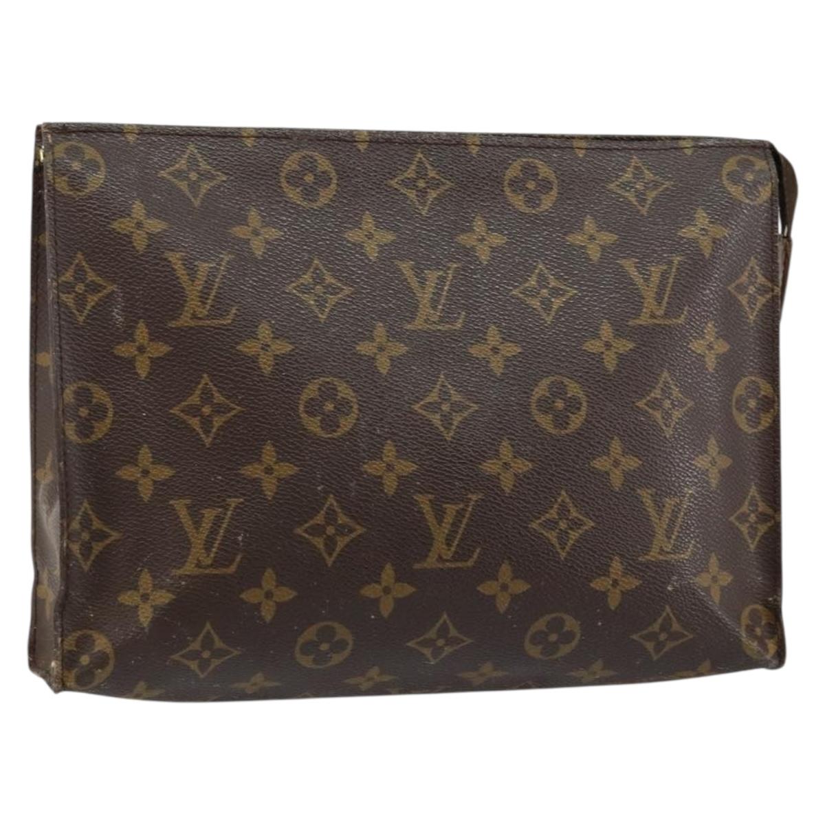 LOUIS VUITTON Monogram Poche Toilette 26 Pouch M47542 LV Auth 146170