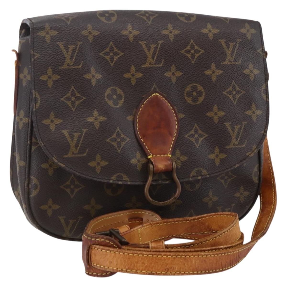LOUIS VUITTON Monogram Monogram Saint Cloud GM Shoulder Bag M51242 Auth 146171