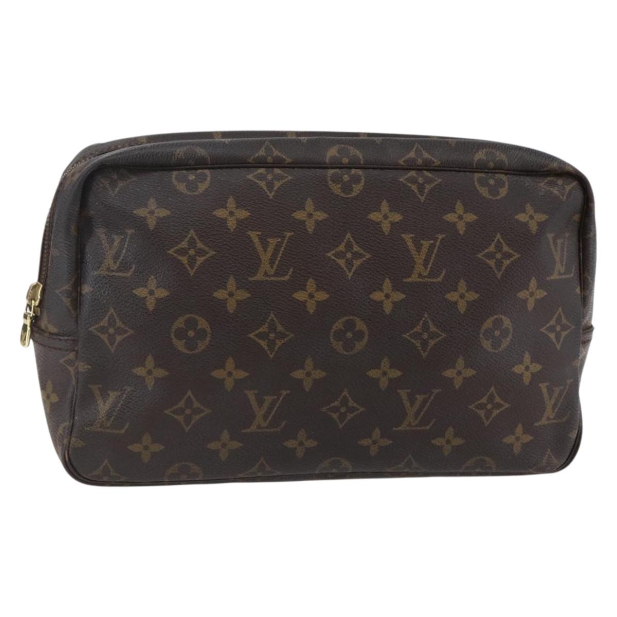 LOUIS VUITTON Monogram Trousse Toilette 28 Clutch Bag M47522 LV Auth 146172