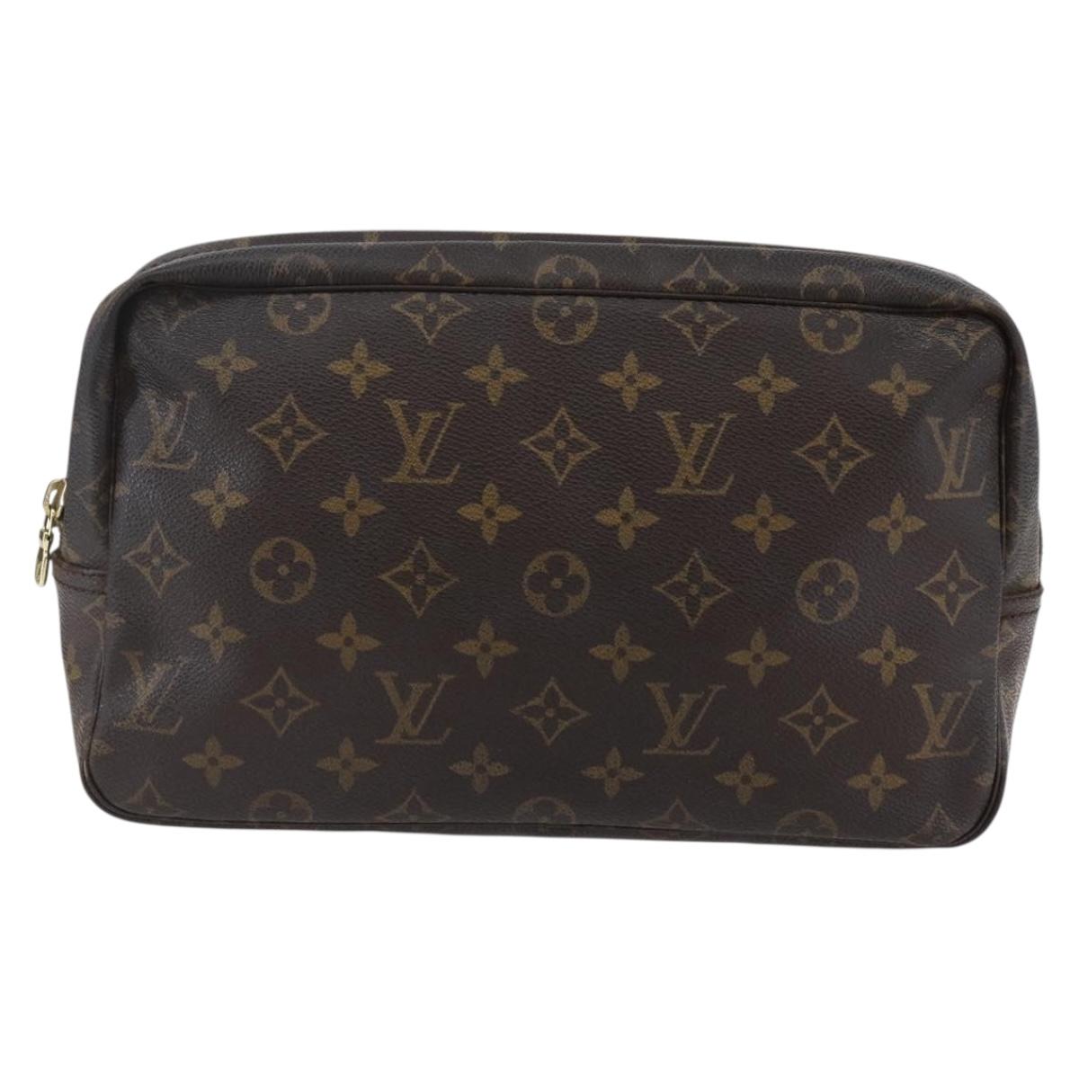 LOUIS VUITTON Monogram Trousse Toilette 28 Clutch Bag M47522 LV Auth 146172