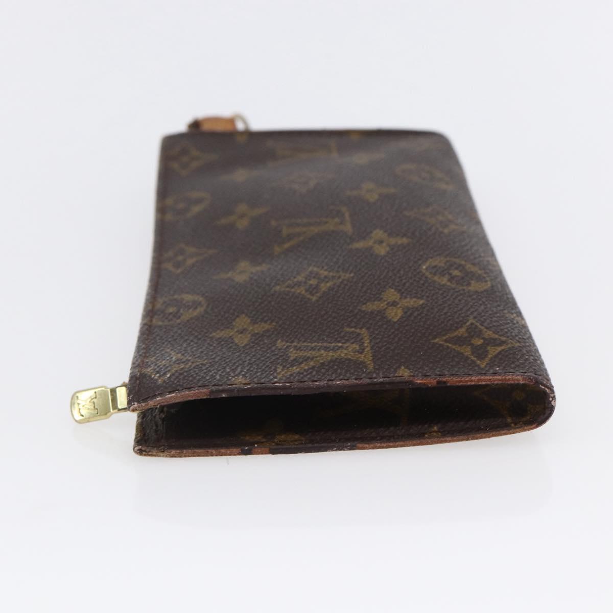 LOUIS VUITTON Monogram Bucket GM Accessory Pouch LV Auth 146173