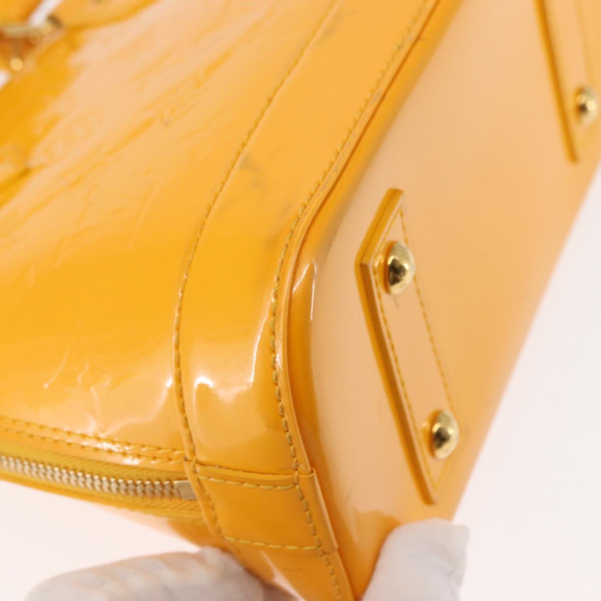 LOUIS VUITTON Monogram Vernis Alma BB Bag 2way Jone Passion M91697 Auth 146200