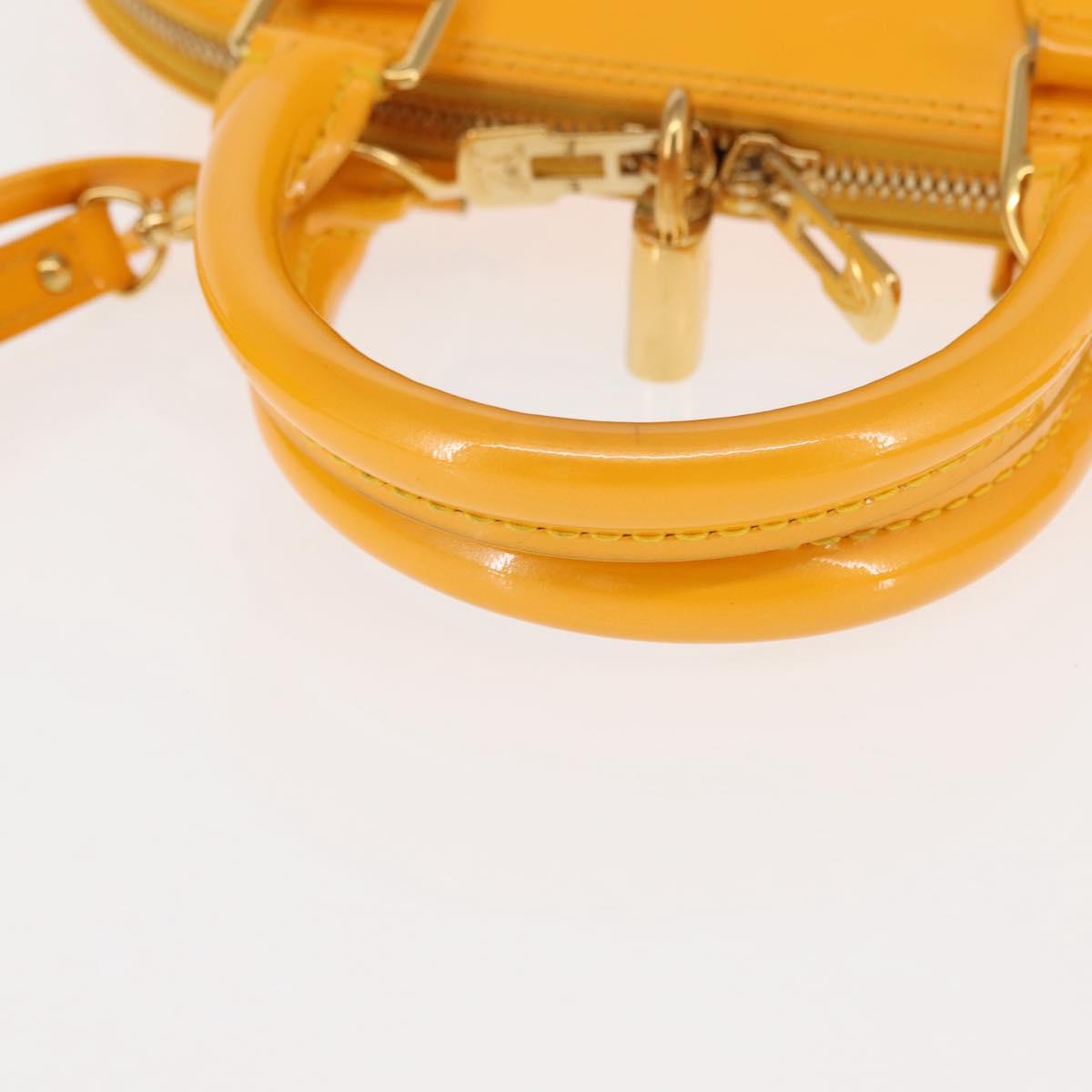 LOUIS VUITTON Monogram Vernis Alma BB Bag 2way Jone Passion M91697 Auth 146200