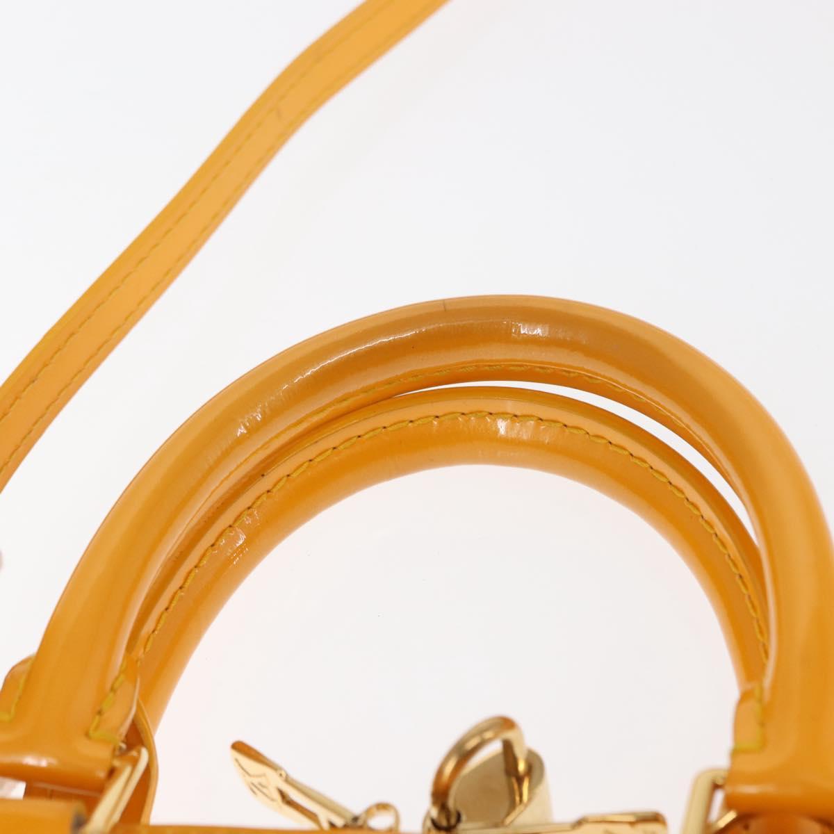 LOUIS VUITTON Monogram Vernis Alma BB Bag 2way Jone Passion M91697 Auth 146200