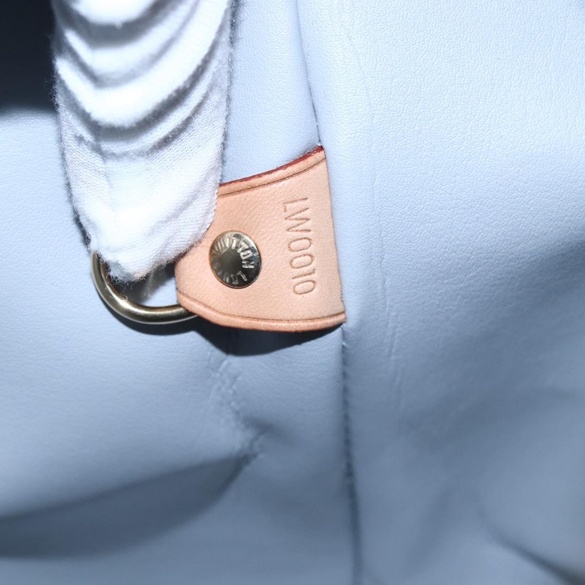 LOUIS VUITTON Monogram Vernis Houston Hand Bag Gris M91053 LV Auth 146208