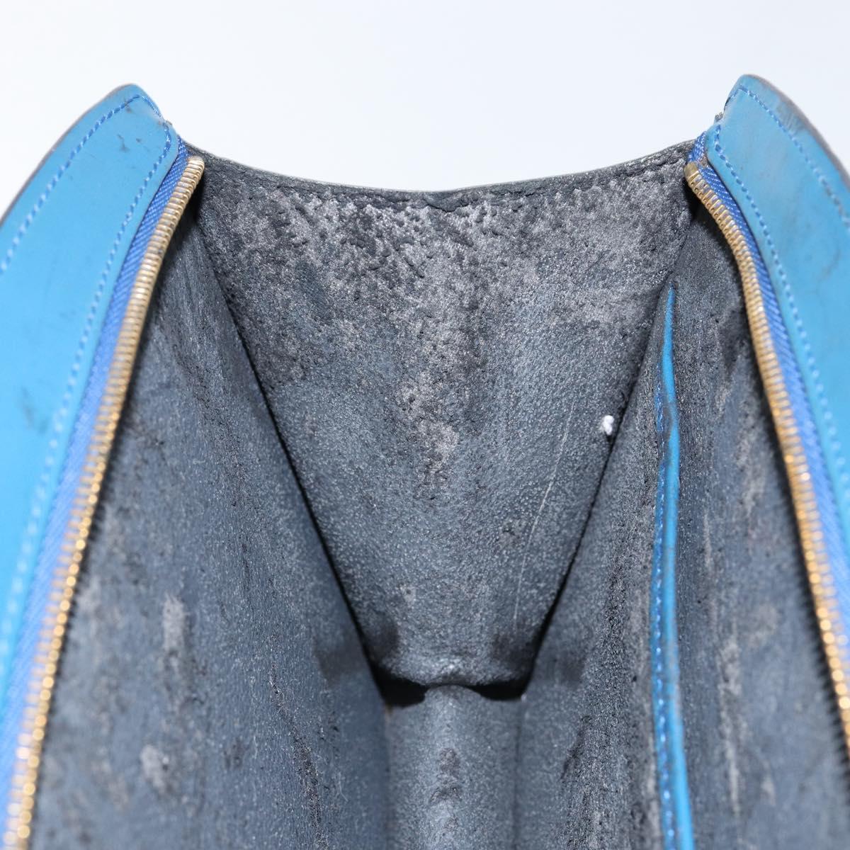 LOUIS VUITTON Epi Trousse Crete Pouch Blue M48405 LV Auth 146213