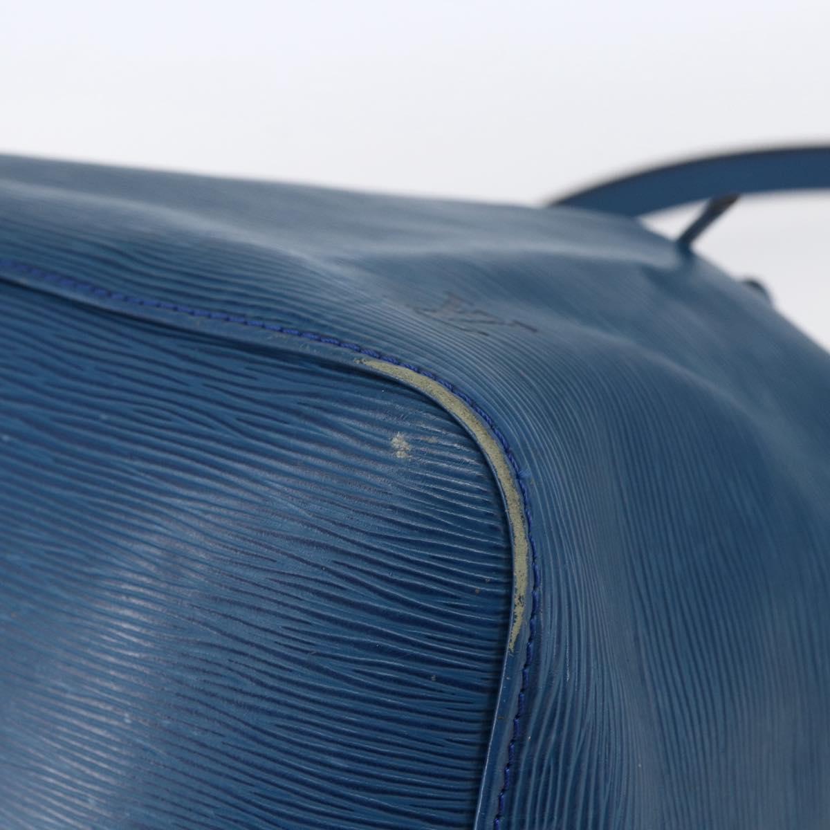 LOUIS VUITTON Epi Petit Noe Shoulder Bag Blue M44105 LV Auth 146215