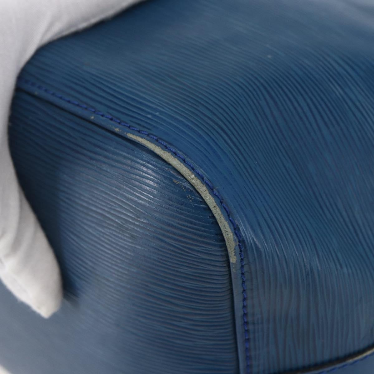 LOUIS VUITTON Epi Petit Noe Shoulder Bag Blue M44105 LV Auth 146215