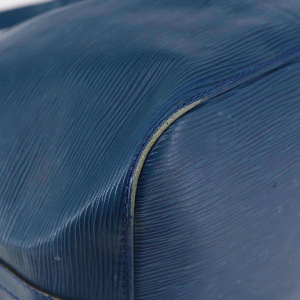 LOUIS VUITTON Epi Petit Noe Shoulder Bag Blue M44105 LV Auth 146215