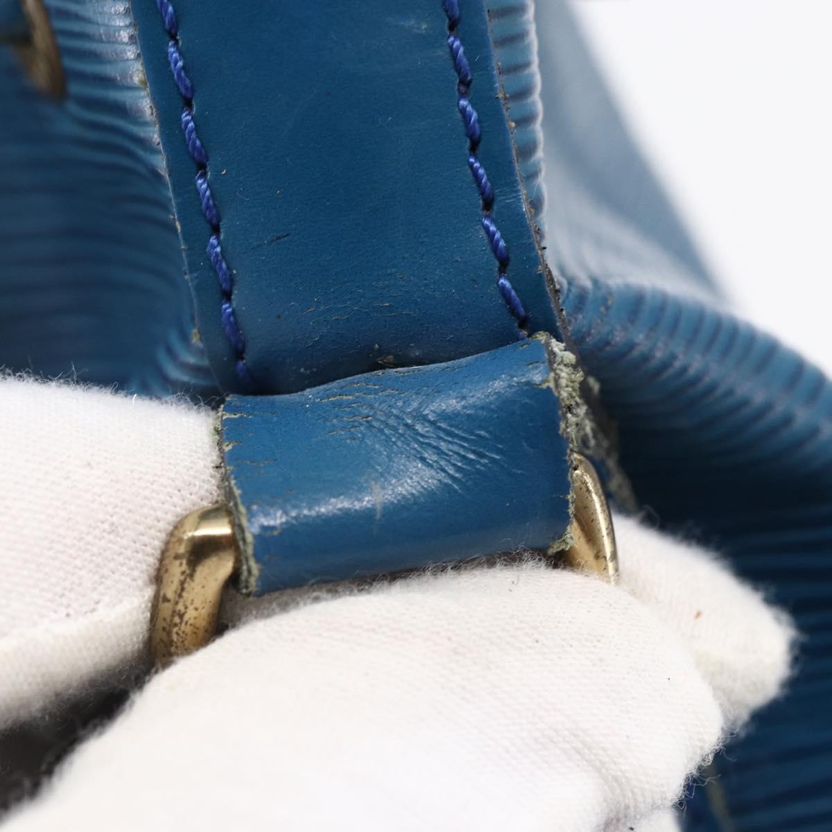 LOUIS VUITTON Epi Petit Noe Shoulder Bag Blue M44105 LV Auth 146215