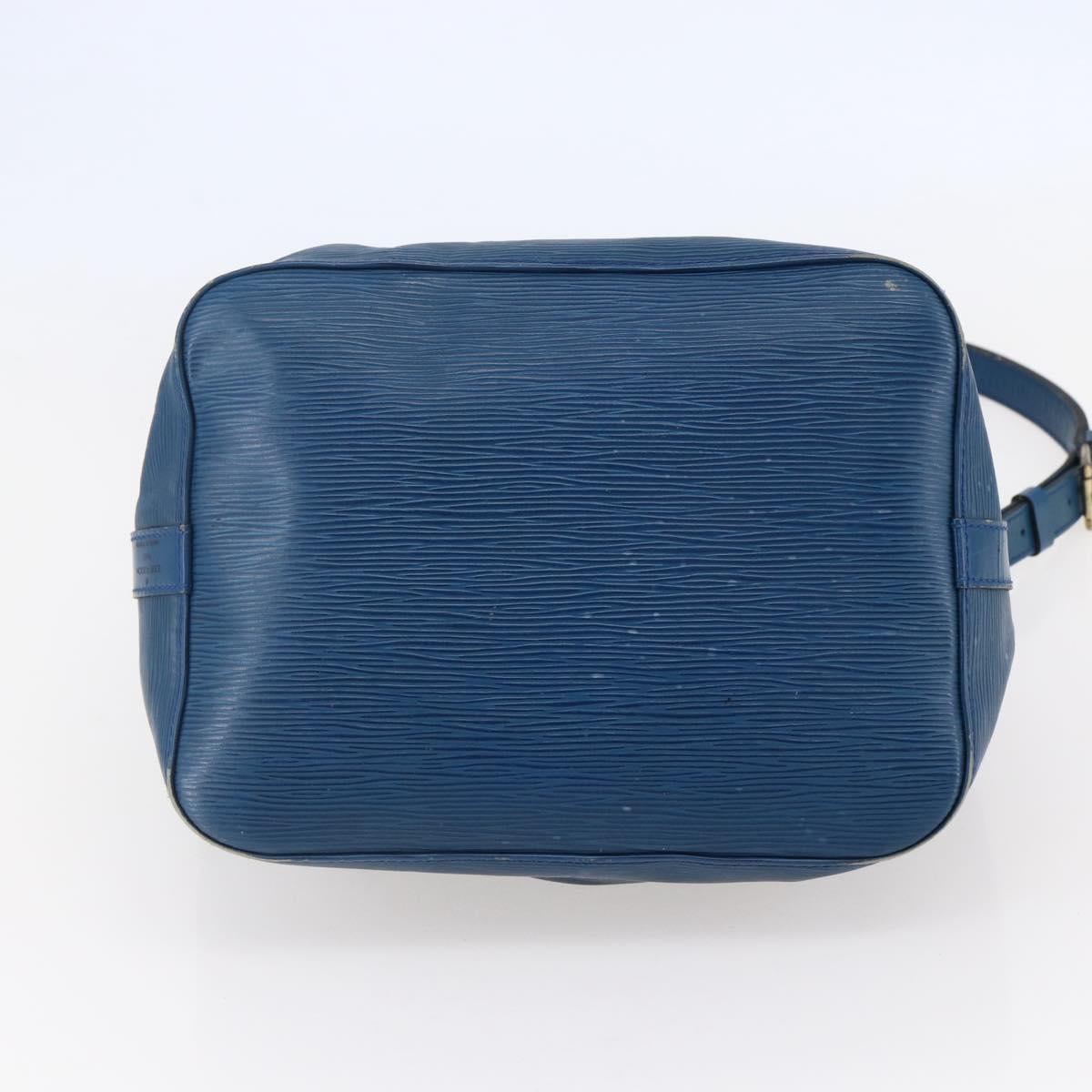 LOUIS VUITTON Epi Petit Noe Shoulder Bag Blue M44105 LV Auth 146215