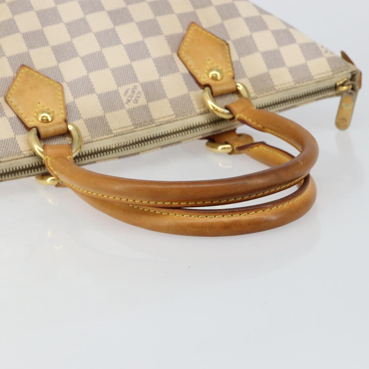 LOUIS VUITTON Damier Azur Saleya PM Tote Bag N51186 LV Auth 146221