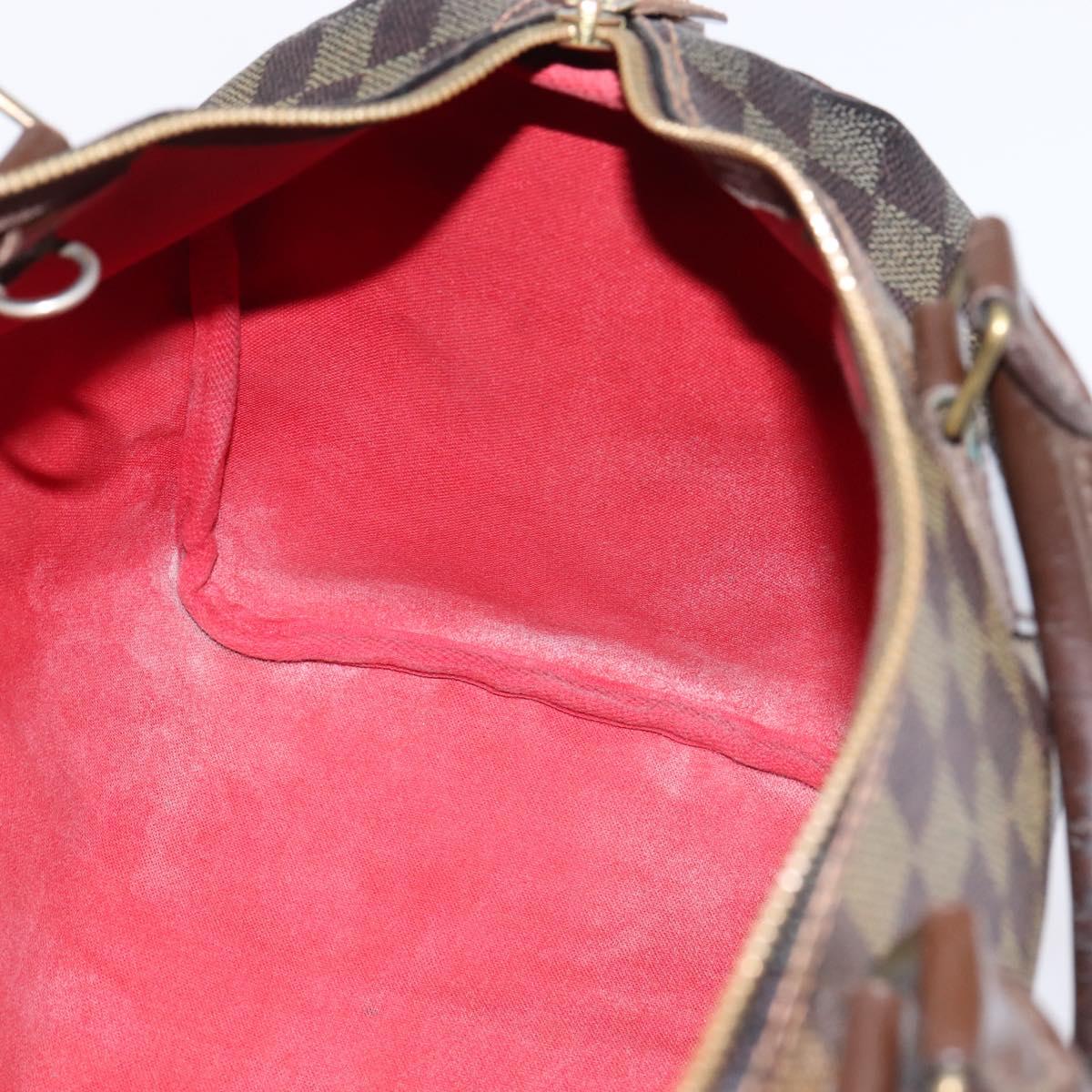 LOUIS VUITTON Damier Ebene Speedy 35 Hand Bag N41363 LV Auth 146223