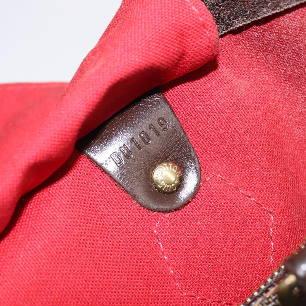 LOUIS VUITTON Damier Ebene Speedy 35 Hand Bag N41363 LV Auth 146223