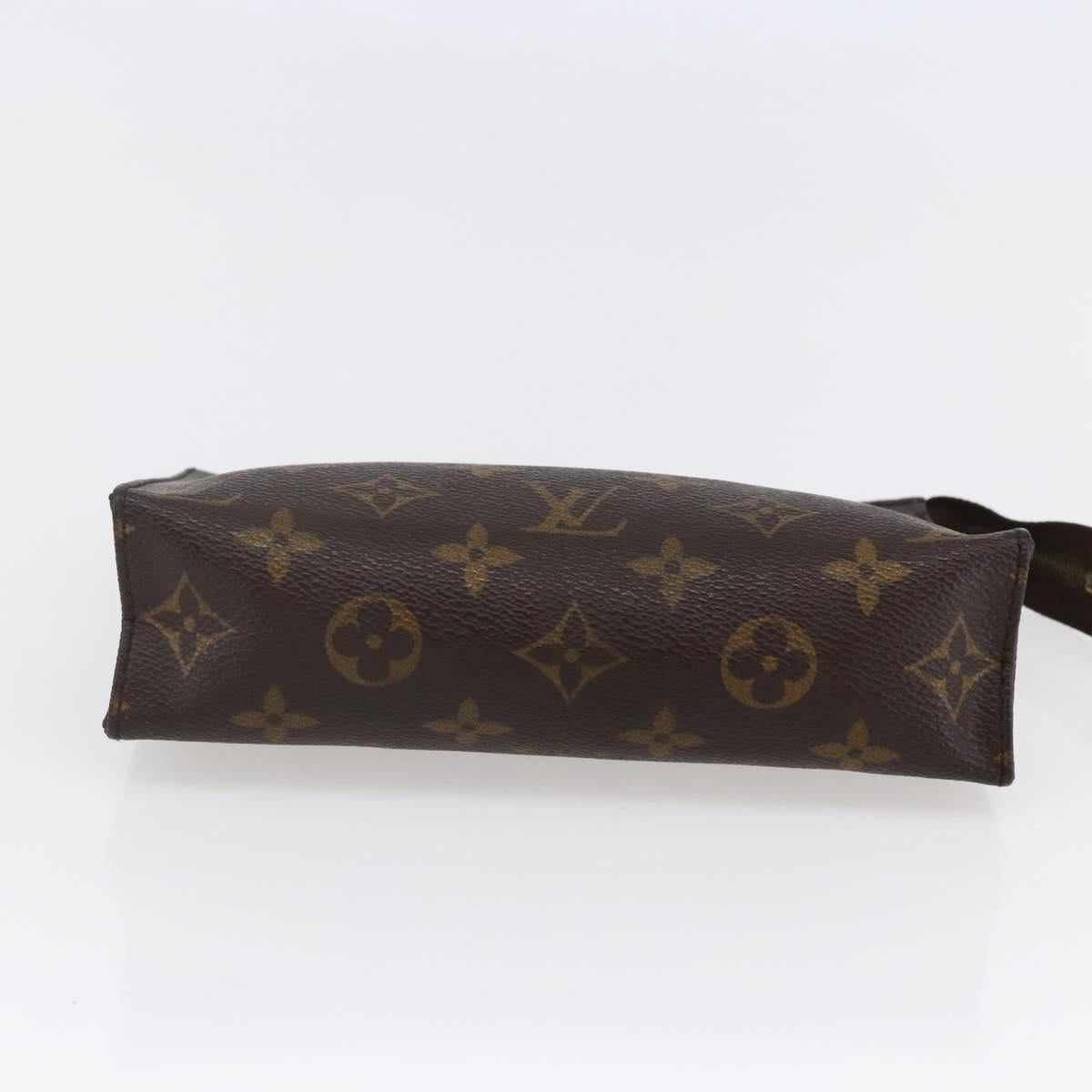 LOUIS VUITTON Monogram Poche Toilette 19 Pouch M47544 LV Auth 146227