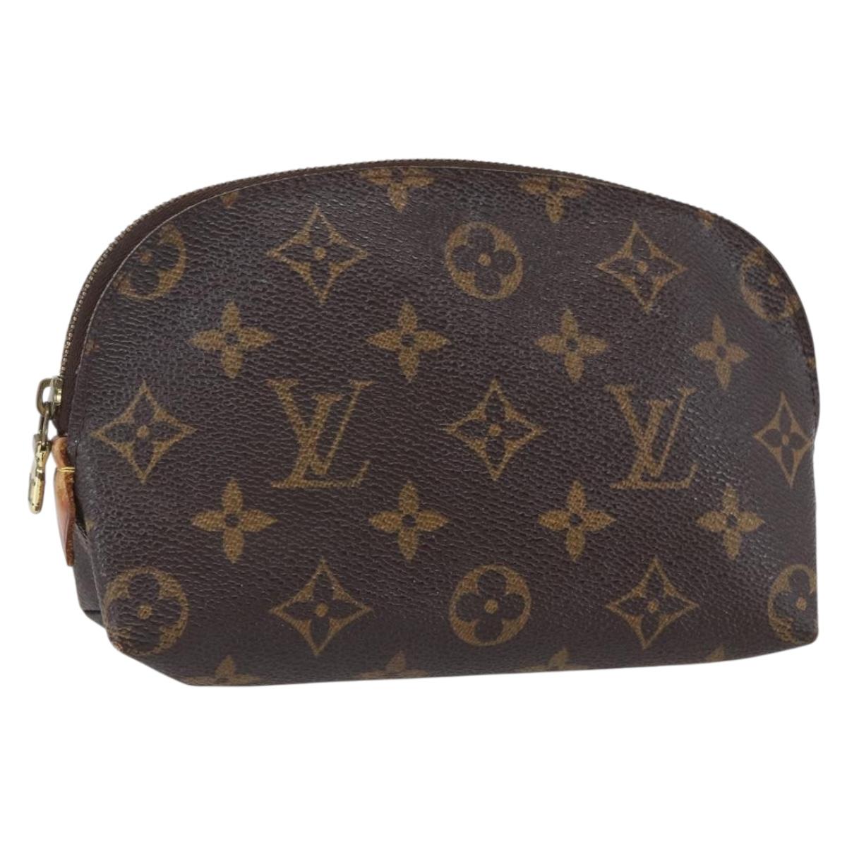 LOUIS VUITTON Monogram Pochette Cosmetic PM Pouch M43998 LV Auth 146228