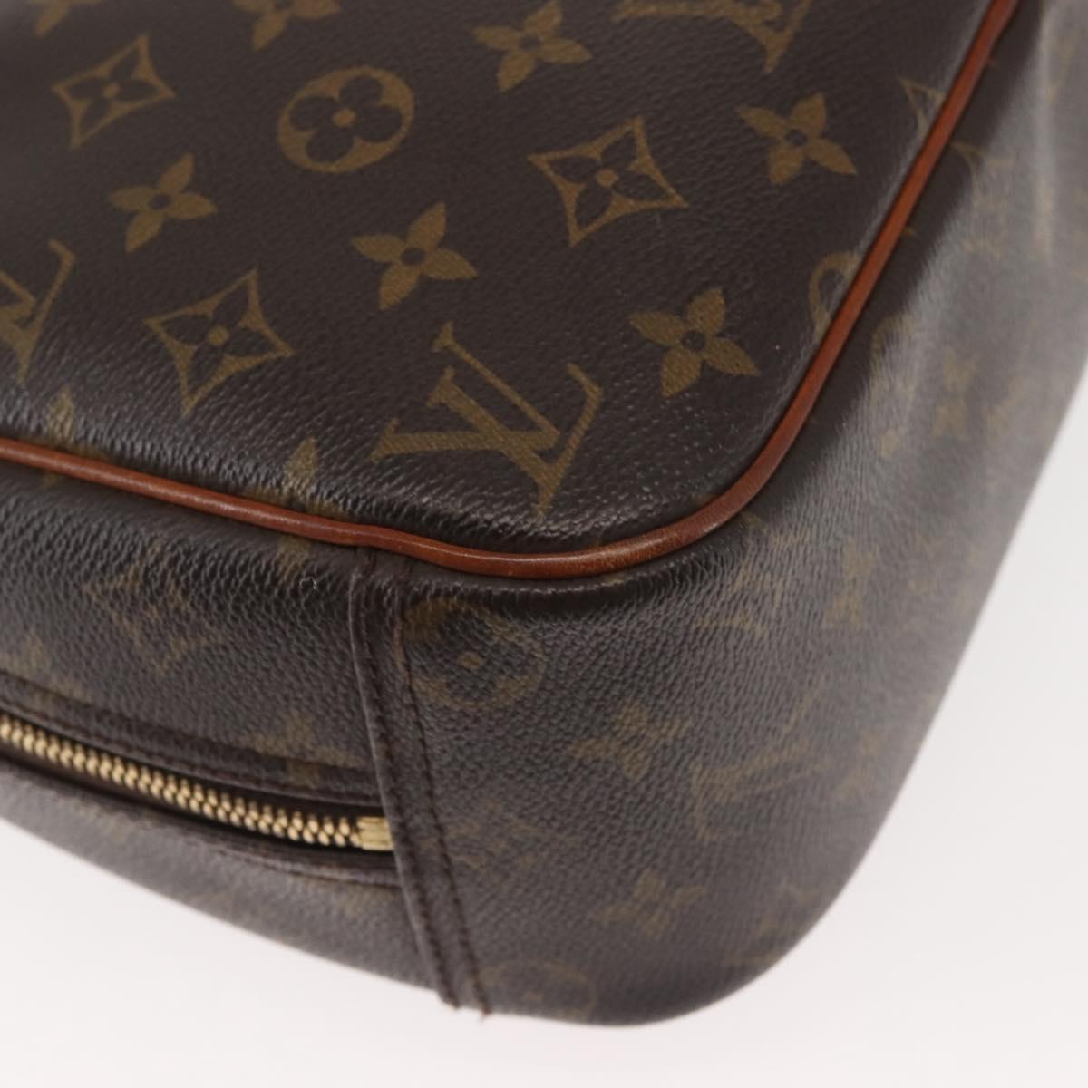 LOUIS VUITTON Monogram Trouville Hand Bag M42228 LV Auth 146231