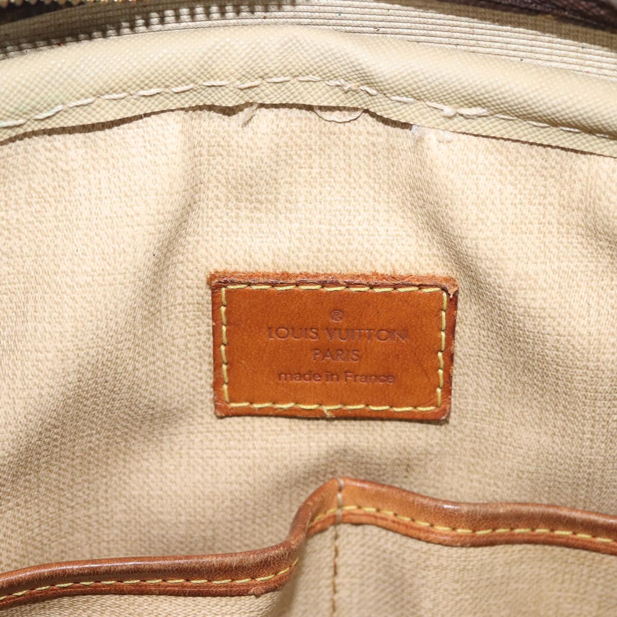 LOUIS VUITTON Monogram Trouville Hand Bag M42228 LV Auth 146231