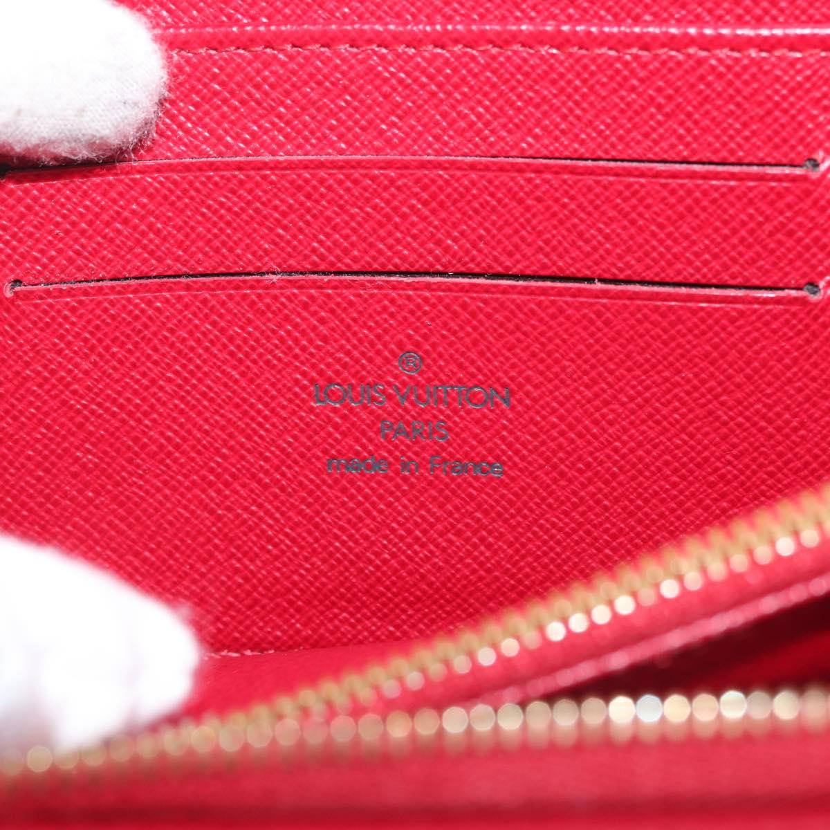 LOUIS VUITTON Monogram Cherry Porte Monnaie Zip Long Wallet M95006 Auth 146243