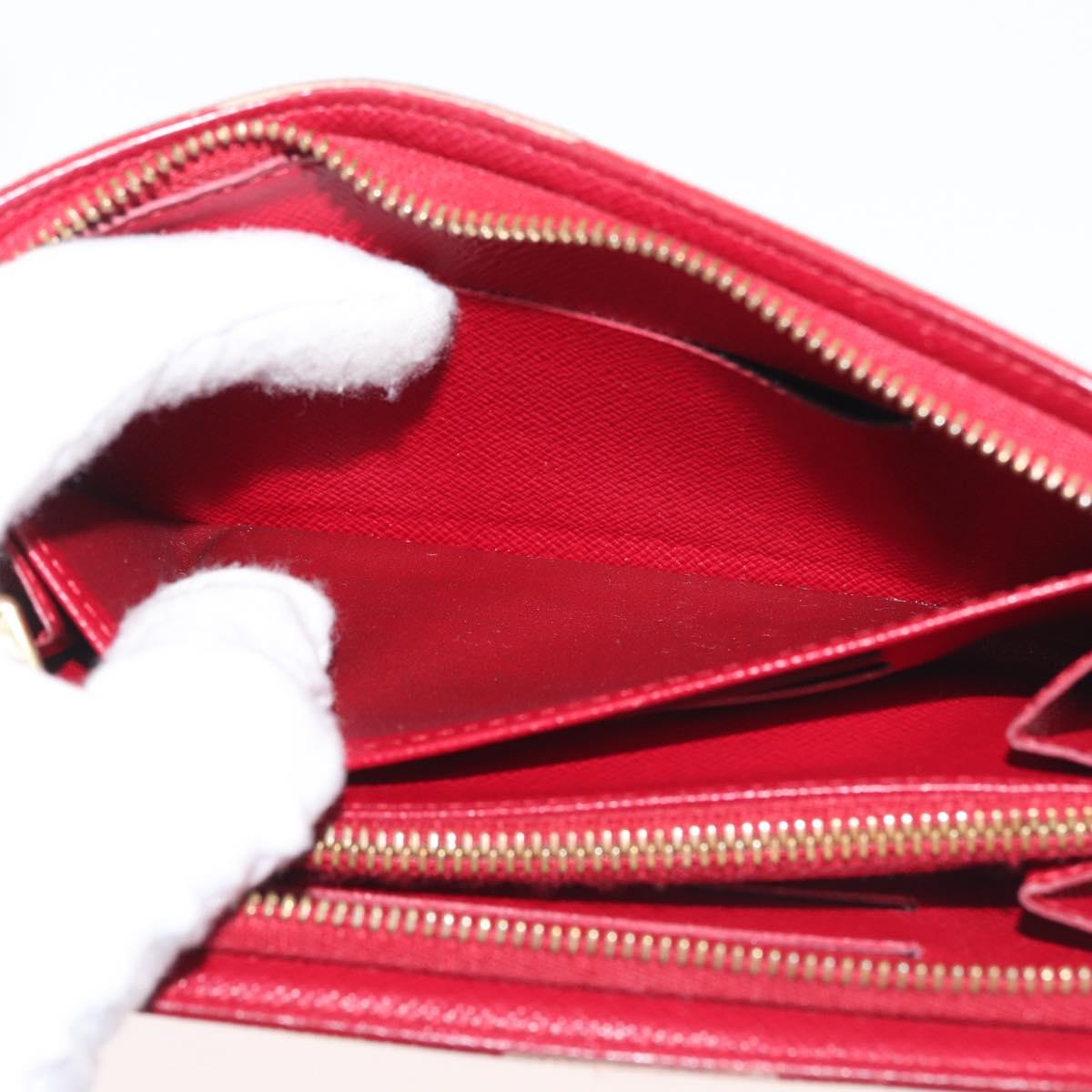 LOUIS VUITTON Monogram Cherry Porte Monnaie Zip Long Wallet M95006 Auth 146243