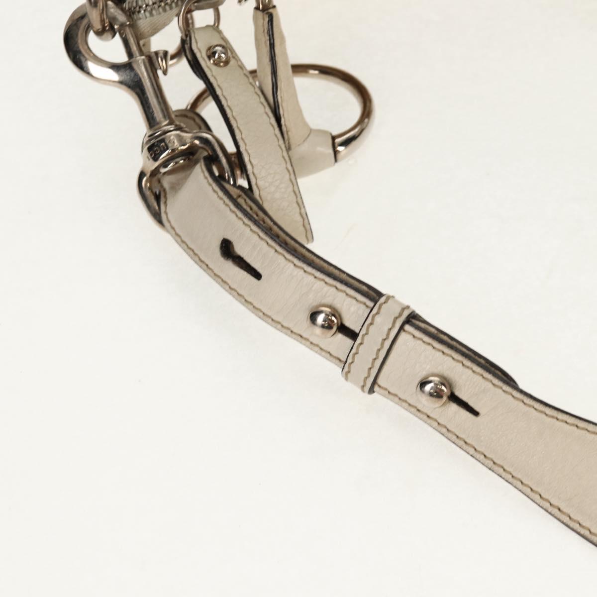 GUCCI GG Canvas Horsebit Tote Bag 2way Beige Gold 232949 Auth 146265