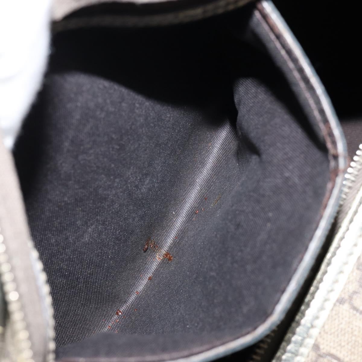 GUCCI GG Supreme Boston Bag PVC Beige Gold 193603 Auth 146267