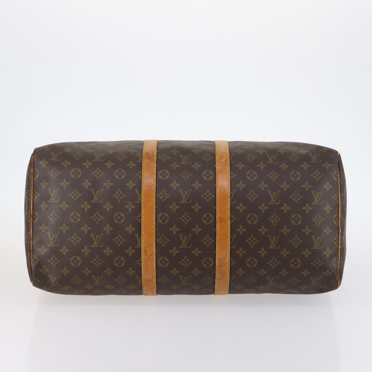 LOUIS VUITTON Monogram Keepall 60 Boston Bag M41422 LV Auth 146300
