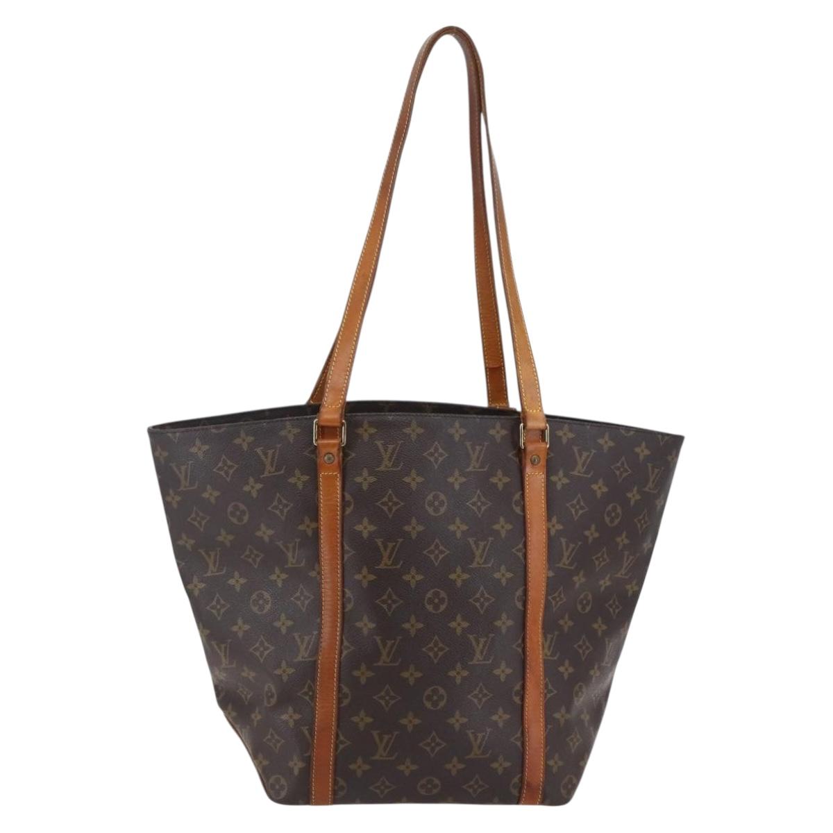 LOUIS VUITTON Monogram Sac Shopping Tote Bag M51108 LV Auth 146308
