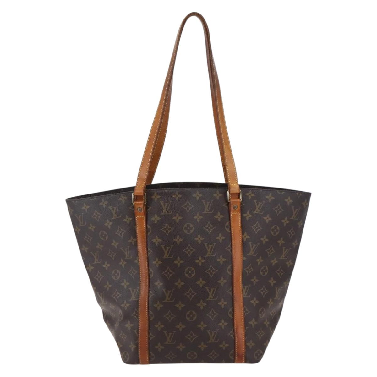 LOUIS VUITTON Monogram Sac Shopping Tote Bag M51108 LV Auth 146308