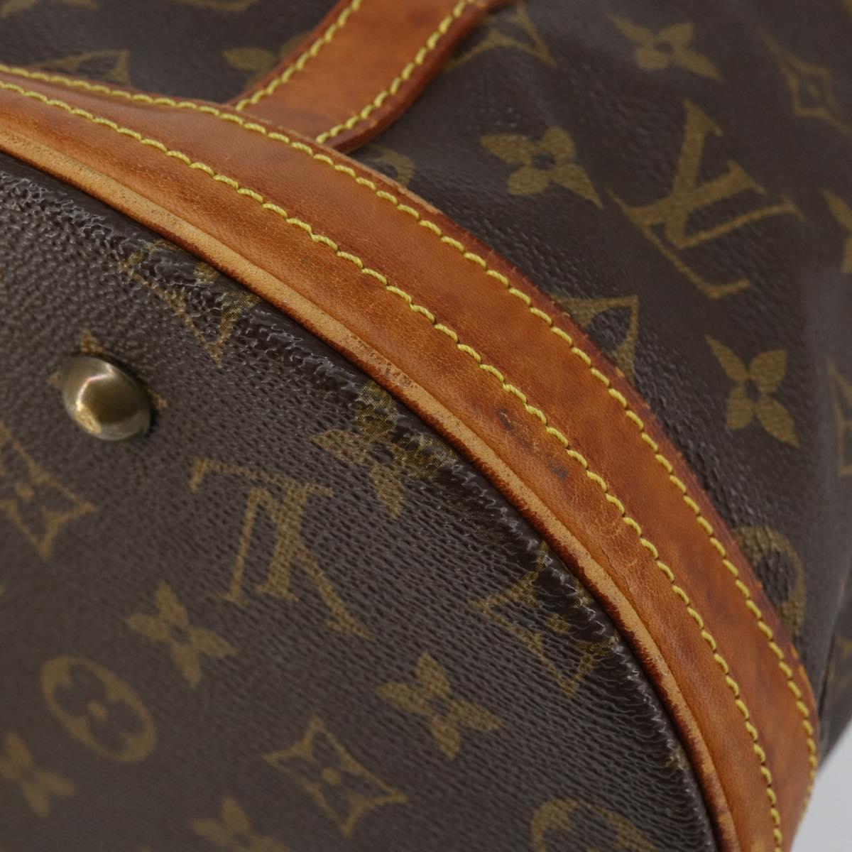 LOUIS VUITTON Monogram Bucket GM Shoulder Bag M42236 LV Auth 146310